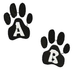 SSE Pawprint Alphabet Collection - Click Image to Close